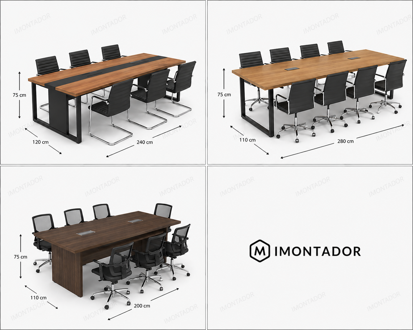 Mesa de reunião corporativa
